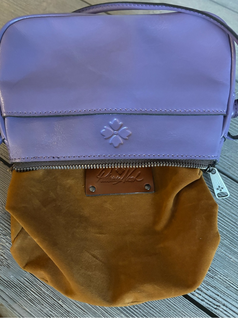 NWOT Patricia Nash Leather Crossbody - Picture 8 of 15